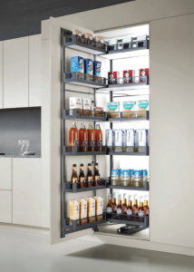 Glass Pantry Unit